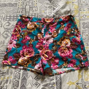 Beach Bash Pin Up High Waisted Shorts 4XL